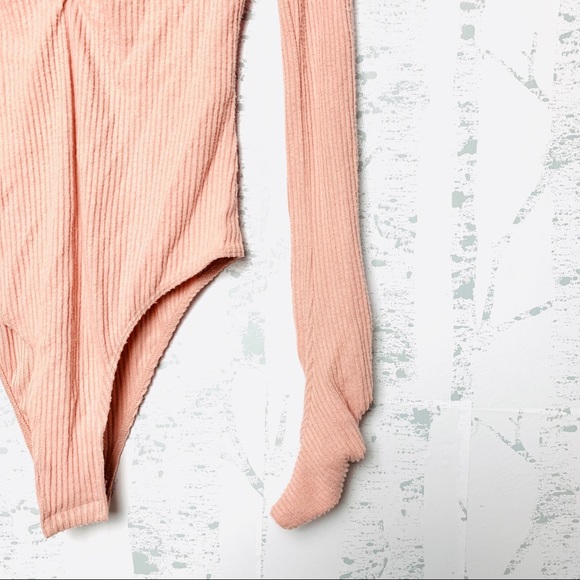 NEW Free People Cozy Up With Me Knitted Bodysuit - Picture 5 of 7